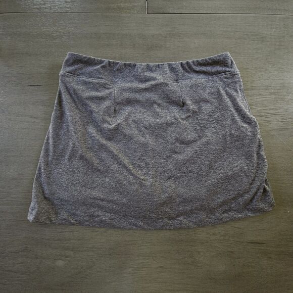 Quince Womens Gray Athletic Skort Built-In Shorts Size L Stretch Pickleball - Picture 2 of 7